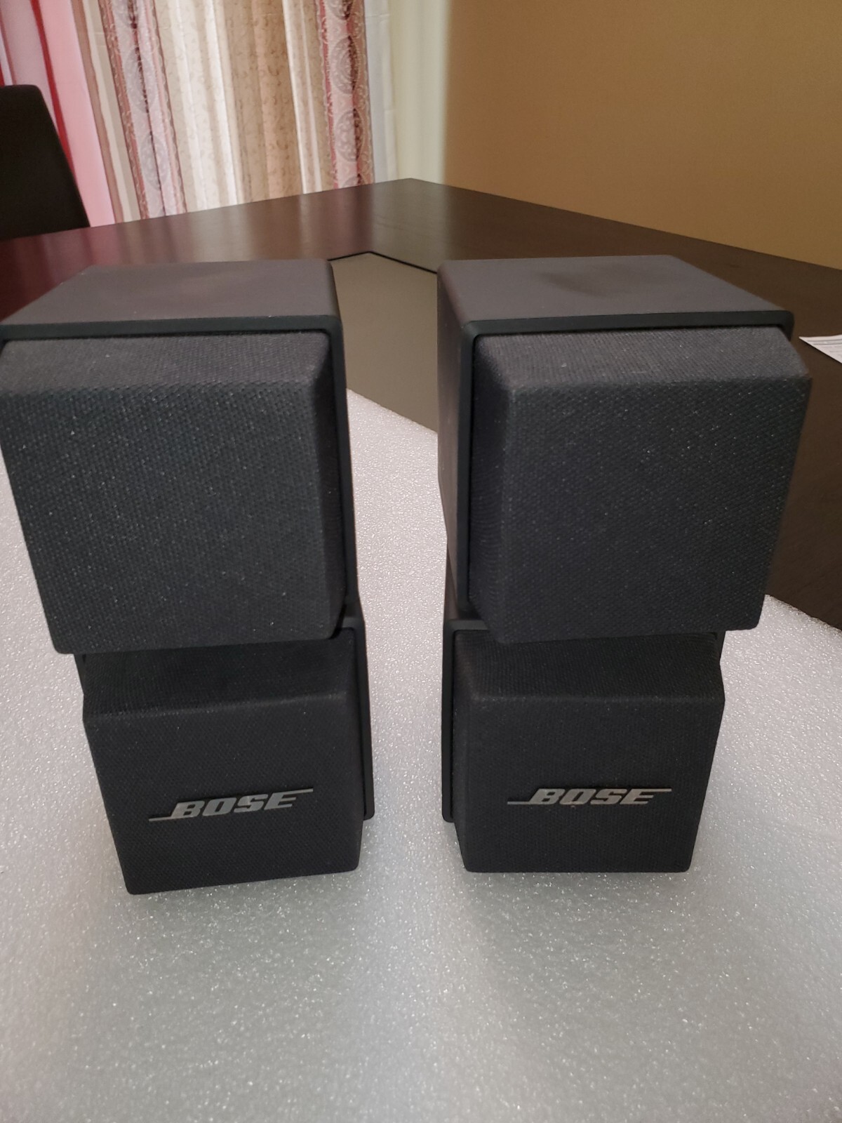 Pair Bose Acoustimass Cube System Satellite Speakers eBay