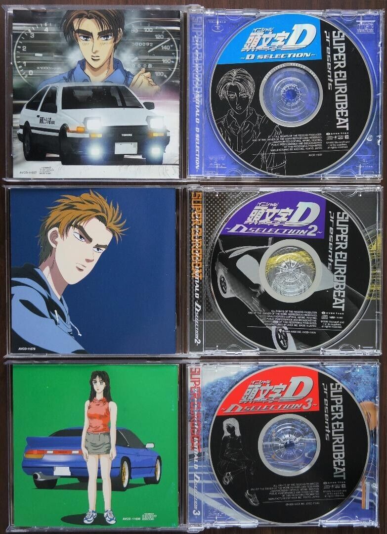 Initial d anime Mamga music song Soundtrack CD JAPAN Fourth Stage D  SELECTION 3