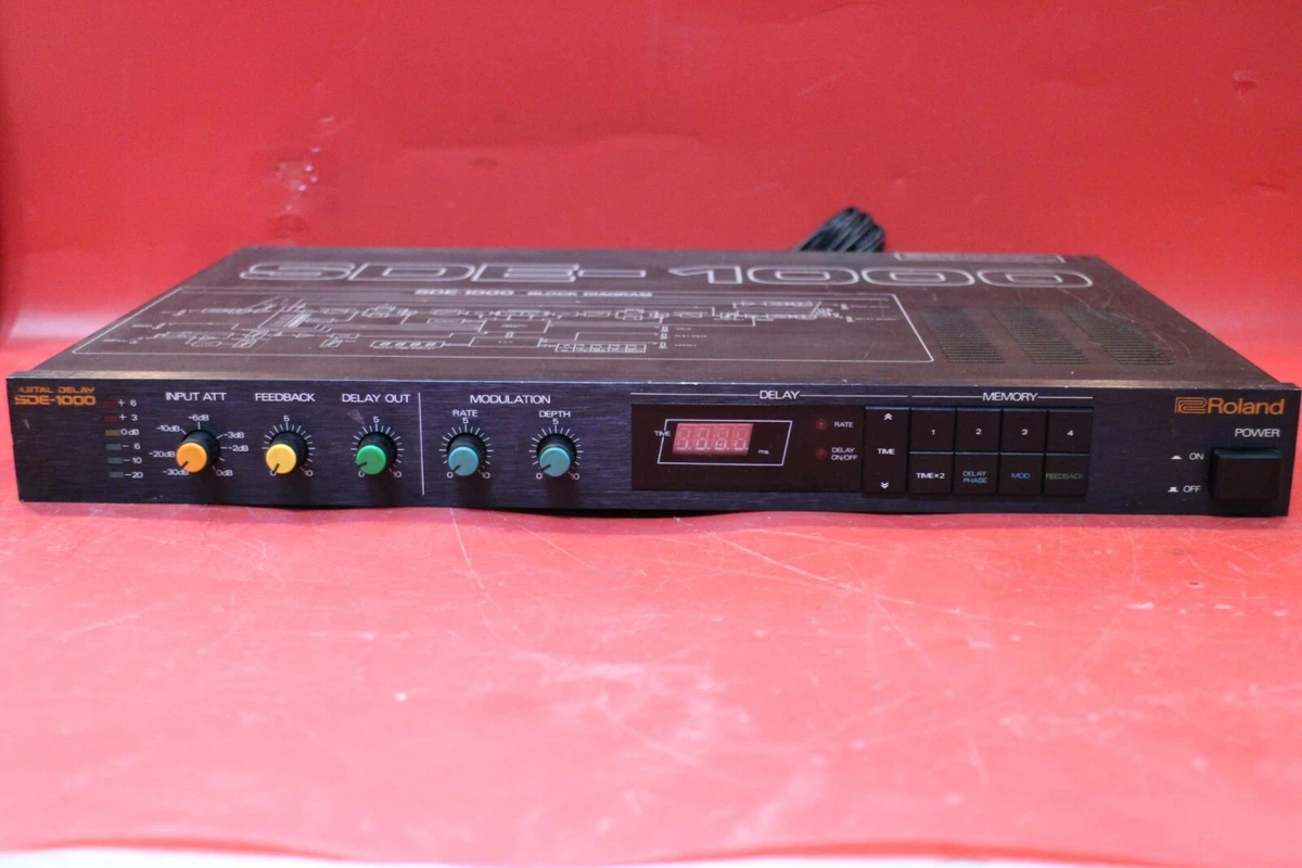 USED Roland SDE-1000 Digital Delay Rack Effect Vintage from Japan