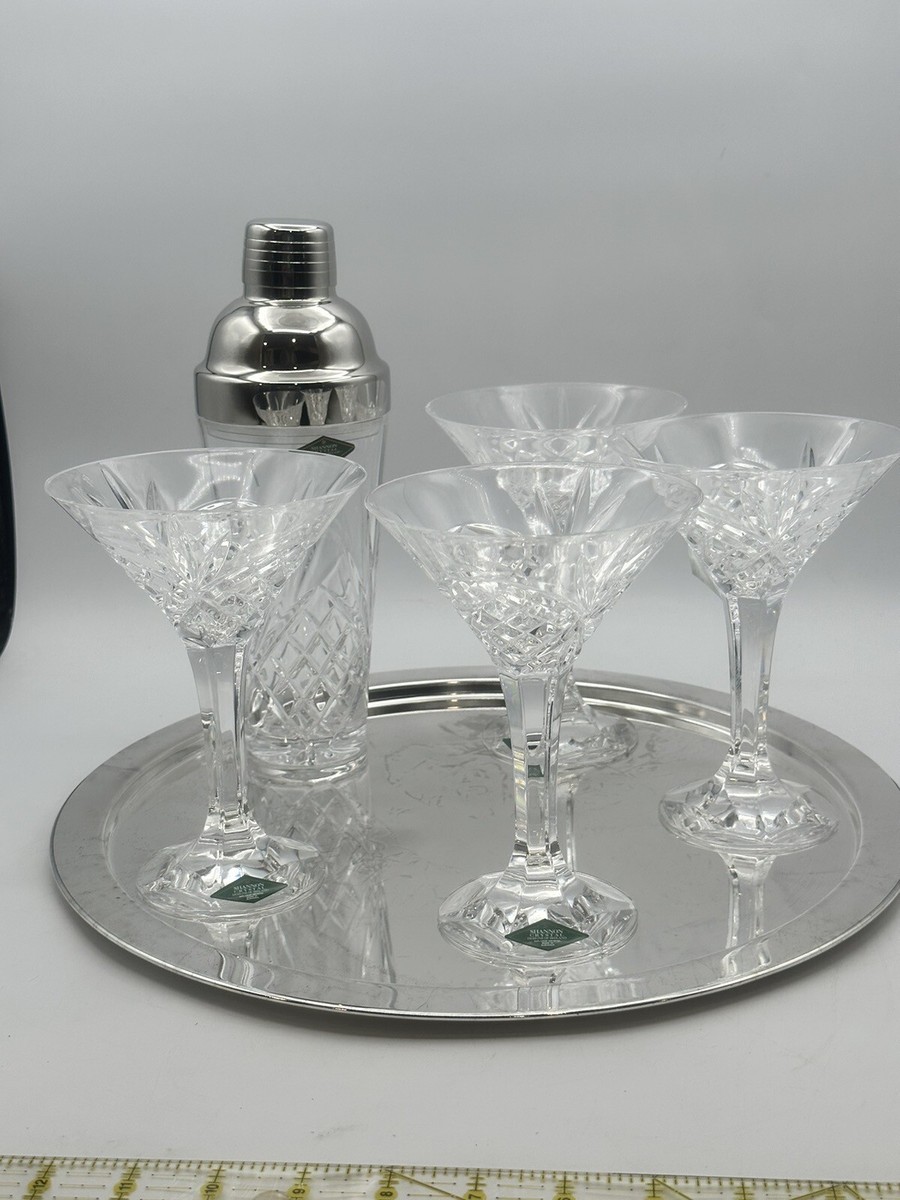 【希少】MARTINI アンティーク Shannon Six Piece Martini Set By Godinger New In Box See Details