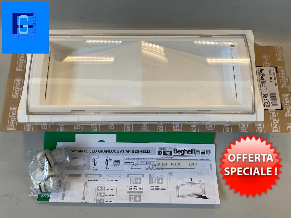 BEGHELLI  ART.19433 -BEGHELLI F65 LED LI-FE AT AR SA - Immagine 4 di 4