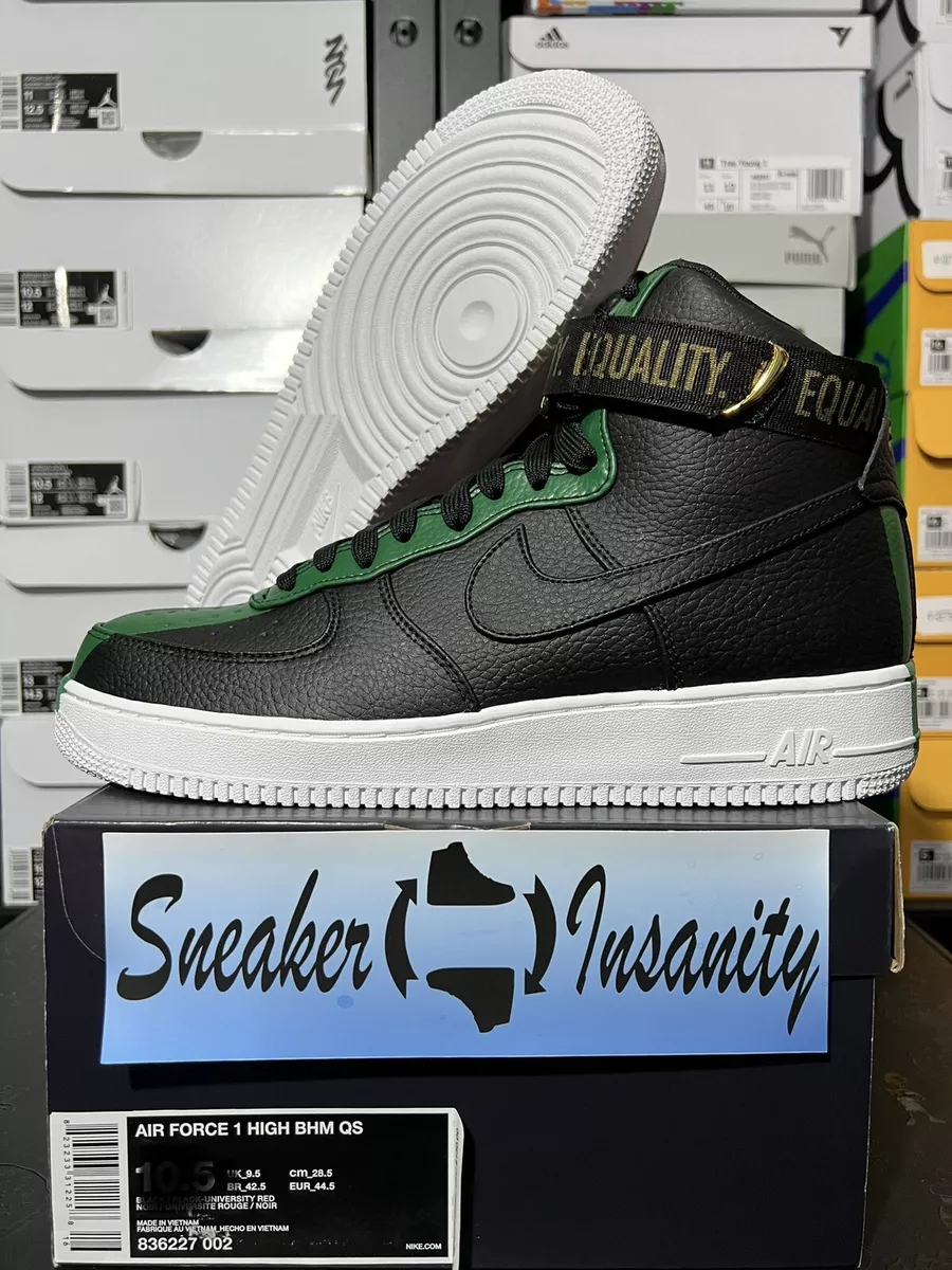 Men&#039;s Air Force 1 High BHM QS 2018 Us Sizes 9.5-10.5 New -Deadstock- eBay