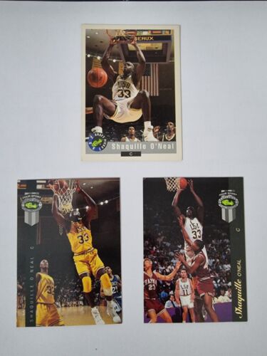 Shaquille Oneal, classic draft picks 1992, clasic 1993 fourt sport, Lot 3 cards - Picture 1 of 5