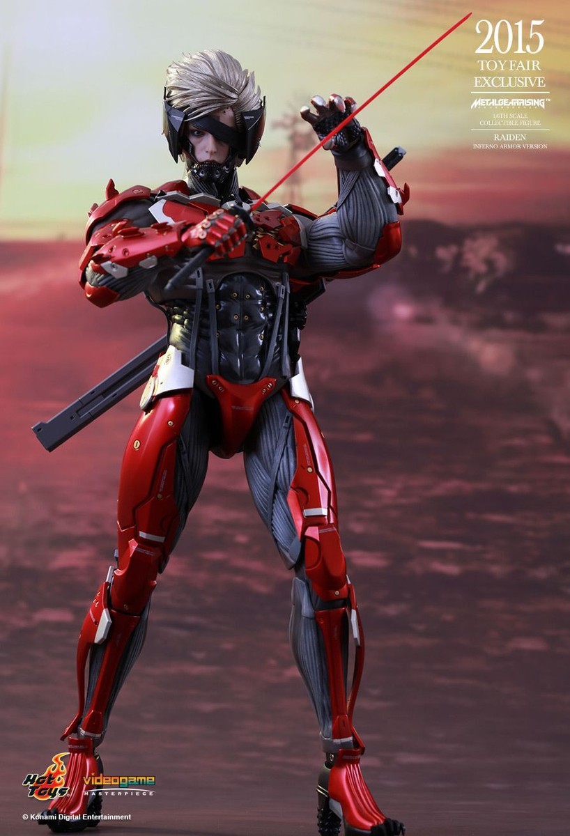 HOT TOYS 1/6 METAL GEAR RISING: REVENGEANCE VGM19 RAIDEN INFERNO ARMOR  VERSION 4897011177274