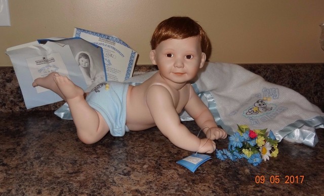 ashton drake crawling baby
