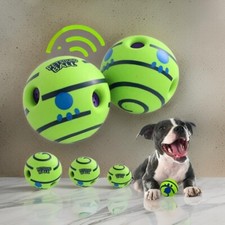 PREMIUM Wobble Wag Giggle Ball for Dogs Squeaky Dog Toys Interactive Dog Toys
