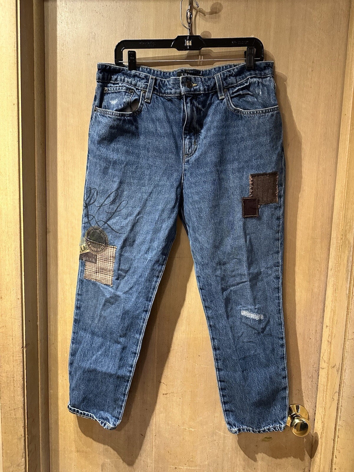 Womens Ralph Lauren Boyfriend Patchwork Tapered A… - image 1