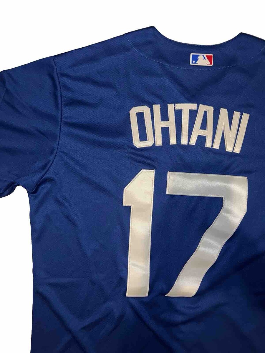 OHTANI 17 青 ユニフォーム Los Angeles Dodgers #17 Shohei Ohtani - Replica Blue Jersey