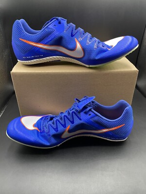 Nike Zoom Rival Sprint Track Spikes Shoes Blue White Mens  display picture 3