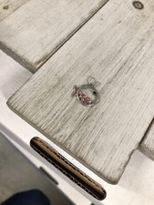 Cute Tiny Fish Kids Pendant With Pink Accent Gems