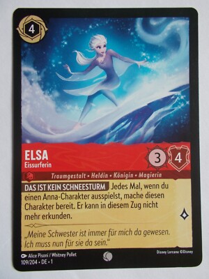 Disney Lorcana Karte Das Erste Kapitel 109/204 ELSA