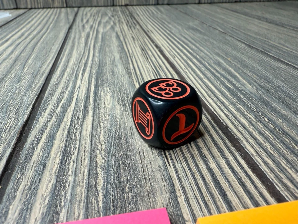 Dados de repuesto Hasbro Taboo Game 2013 negro y rojo Foto 3 de 3