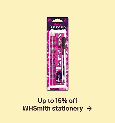 Up to 15% off WHSmith stationery