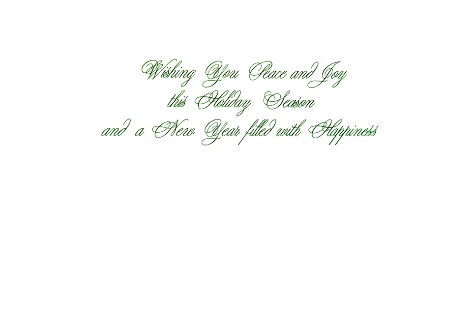 Juego de 16 tarjetas de Navidad Peace en caja de 5" x 7" con sobres Foto 2 de 3