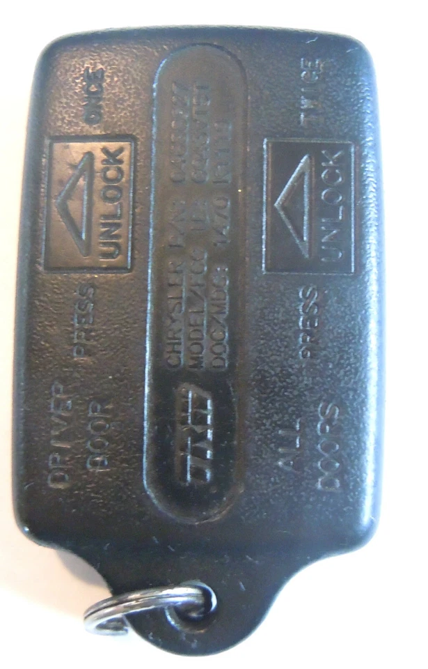 1993 Dodge Vision keyless remote entry phob car control transmitter 04688527 - Image 4 of 4