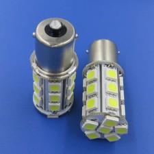 10pcs BA15S 1141 1156 S8 LED Car bulb 24-5050 SMD LED Super Bright White DC12V