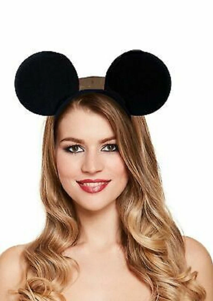 24 Pcs Minnie Mickey Mouse Ears Headbands Black Disney Pink Bow Birthday Party - Image 2 of 4