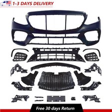 New Front Bumper Set Fit For 2016-2020 Benz E Class E400 W213 Facelift E63s Amg New Front Bumper Set Fit For 2016-2020 Benz E Class E400 W213 Facelift E63s Amg