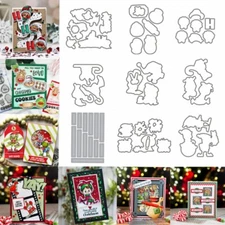 Funny Person Kitchenware Metal Cutting Dies Stamp Set For DIY Scrapbooking Craft