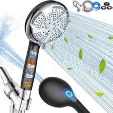 FEELSO Filtered Shower Head -7 Modes, High Pressure Water Saving Rain Showerhead