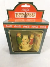 Coca Cola Town Square Collection Coke Snowbear # 64329 Figure