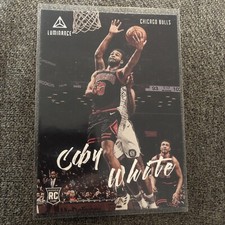 Coby White #145  - 2019-20 Panini Chronicles Luminance - Chicago Bulls Rookie RC