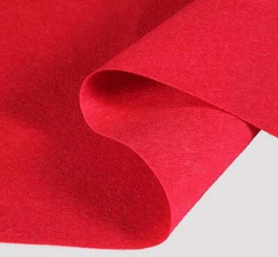 SPAZIO TESSILE Tappeto Corsia Passatoia Cerimonie Eventi Natale in Feltro Rosso Made in Italy