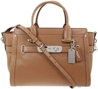 Coach Swagger Carryall Beige Pebble Leather Ladies Handbag 34408SVSD