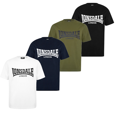 Lonsdale T-Shirt Logo in Rot günstig kaufen