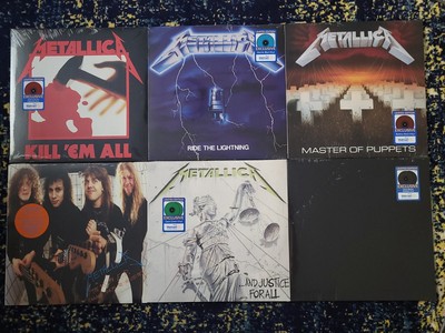 Metallica Kill Ride Master Garage Justice Black  Ltd Ed Exclusive Colored Vinyl