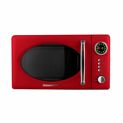 Retro-Forno a microonde con display vintage Cuisine-Rosso 5901619956762 |  eBay