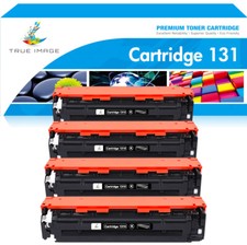 4 PK BLACK Toner Cartridges For Canon 131 ImageClass LBP-7110CW MF8280CW Printer