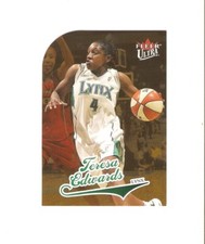 teresa edwards 2004 ultra wnba gold,georgia 5x olympics,minnesota lynx,card #89