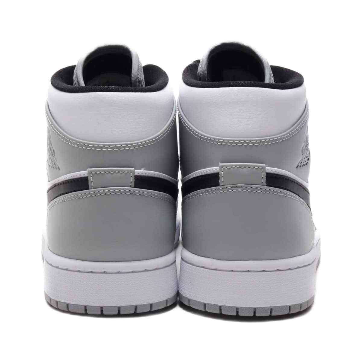 Nike Air Jordan 1 Mid Light Smoke Grey Black White 554724-092 US 