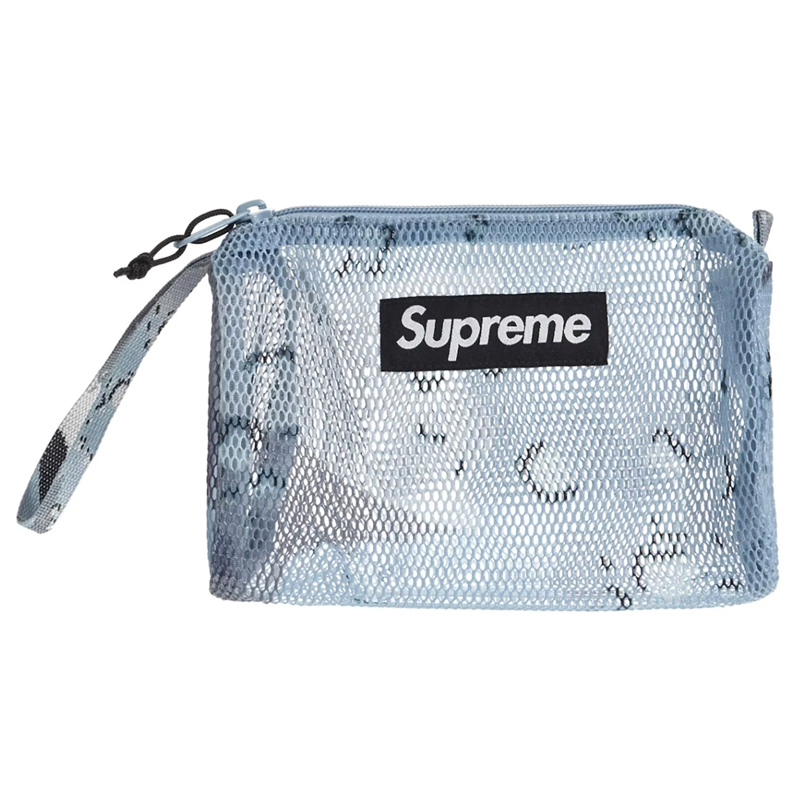 Pochette utilitaire Supreme SS20 bleu pépites de chocolat camouflage