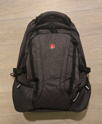 Swiss Gear 3760 ScanSmart Durable Backpack, Black, Fits 17'' Laptop