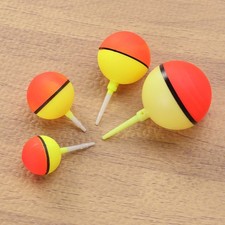  4pcs flotteurs de pêche Bobbers Set en plastique de pêche ronde bouée Float
