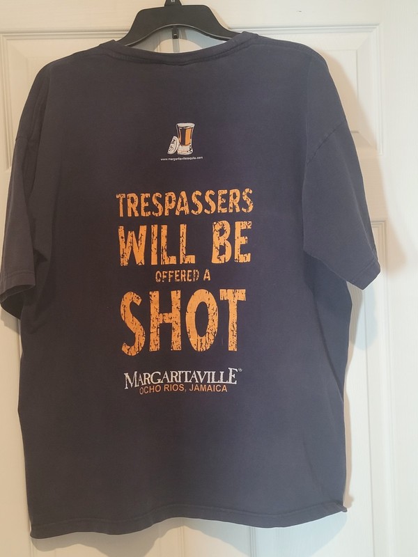JIMMY BUFFETT MARGARITAVILLE XL T-SHIRT OCHO RIOS JAMAICA TRASPASSER OFFER SHOT