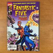 Fantastic Five #3 Marvel 1999 VF Thing Human Torch Psi-Lord Spider-Girl