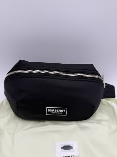 Burberry Men Women Nylon Belt Bag Bumbag Black 80905671