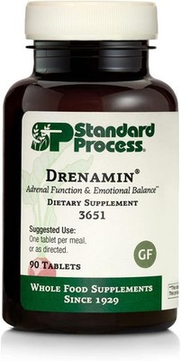 Standard Process Drenamin - Adrenal Function Supplement for Healthy Stress Res