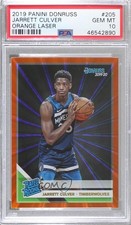 2019-20 Donruss Rated Rookie Holo Orange Laser Jarrett Culver PSA 10 GEM MT 4al