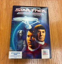 Vintage 1989 Star Trek V: The Final Frontier for PC 5.25" discs, untested [READ]