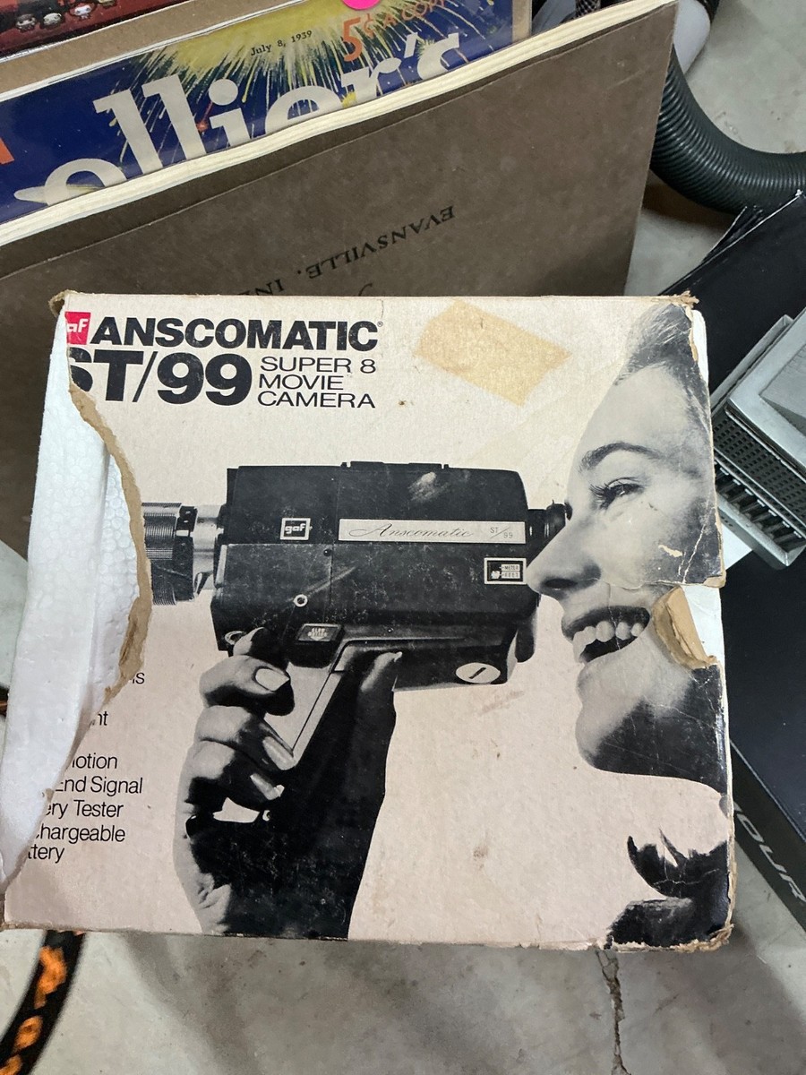 VINTAGE GAF ANSCOMATIC ST/99 Super 8 Movie Camera | eBay