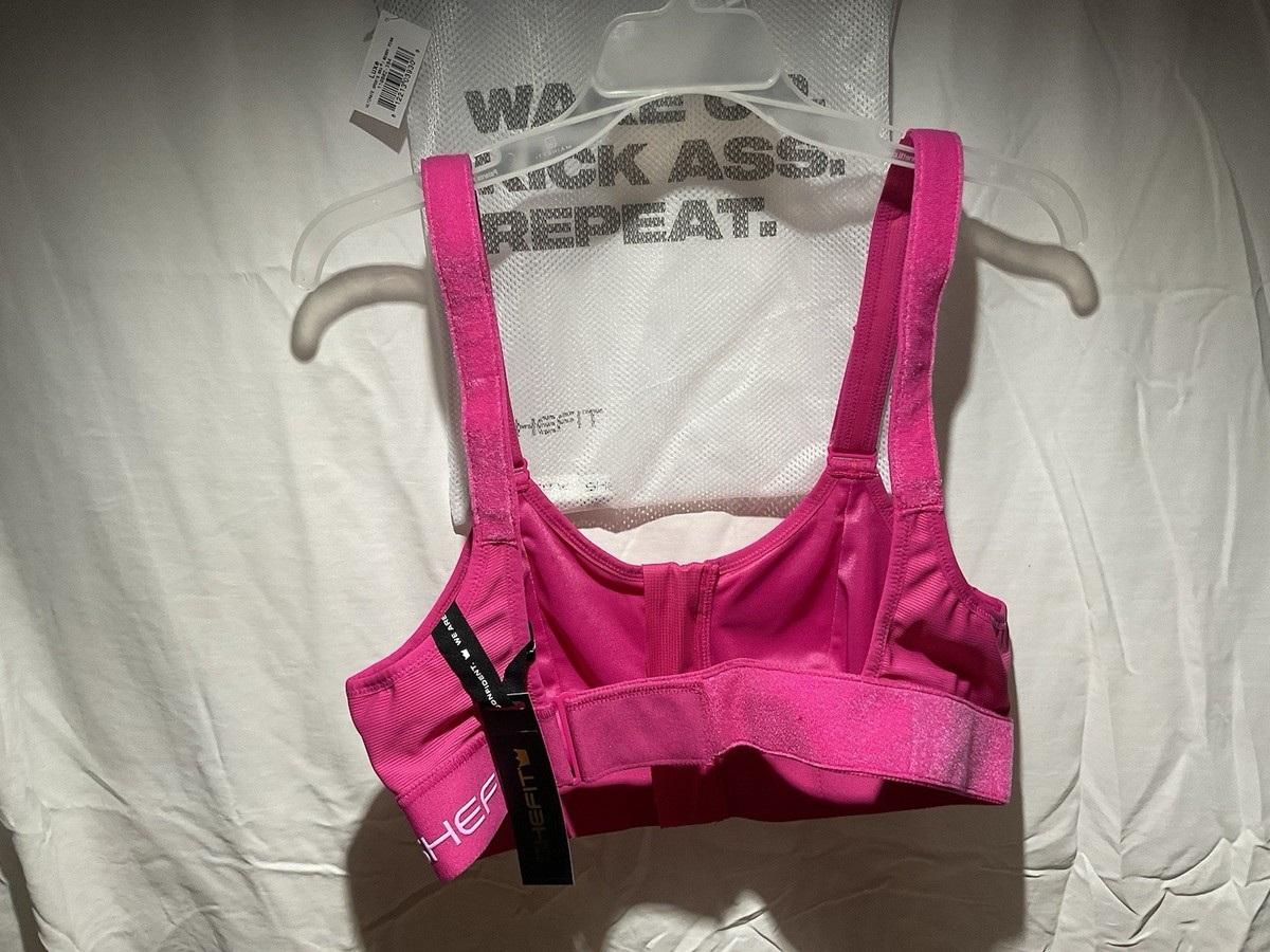 Shefit Ultimate Berry Pink Sports Bra High Impact Luxe New With Tags & Bag View 4