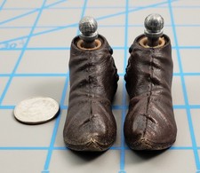 coo model teutonic knight peg type boots 1/6 scale toys medieval shoes