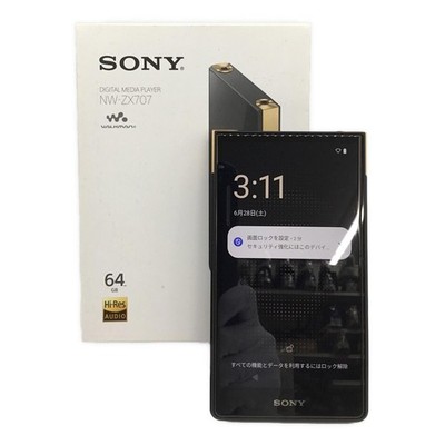 SONY WALKMAN  NW-ZX707 64GB Hi-Res ZX Series Audio Player Black