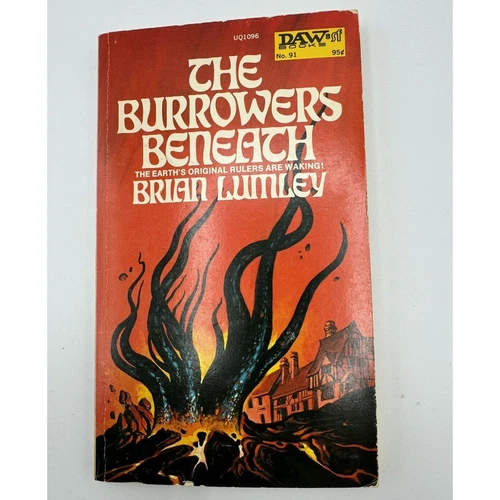 The Burrowers Beaneath Brian Lumley Daw First Print 1974