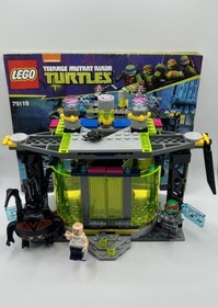 Lego 79119 Teenage Mutant Ninja Turtles Mutation Chamber Unleashed 100% Complete