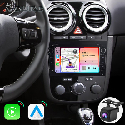 5s Schnellstart Autoradio+AHD Android Auto Carplay FM Für Opel Corsa D 2006-2014